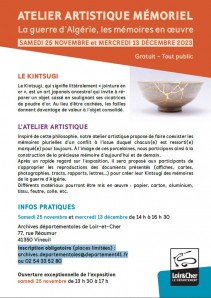 Atelier artistique mémoriel