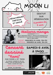 Fréteval et Droué : Ateliers manga et concert dessiné