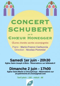 concert Schubert / choeur Honegger 