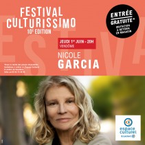 Culturissimo 2023 : Nicole Garcia en lecture à Vendôme