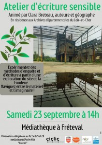 Fréteval - Atelier d'écriture sensible