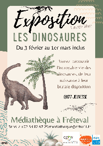 Fréteval : Exposition "Dinosaures"