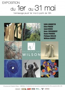 Galerie d’Art Wilson, Blois : Exposition et théâtre en Mai. Concert du 26 Avril
