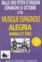 Musique espagnole : groupe Alegria 