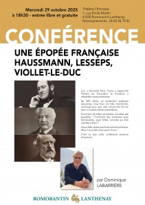 "Une épopée française : Haussmann, Lesseps, Viollet-le-Duc" - par Dominique Labarrière