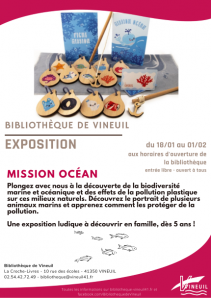Vineuil : exposition "Mission Océan"