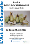 Exposition aquarelles
