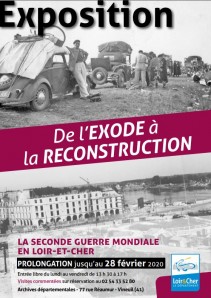 Exposition « De l'exode à la reconstruction : la Seconde Guerre mondiale en Loir-et-Cher »