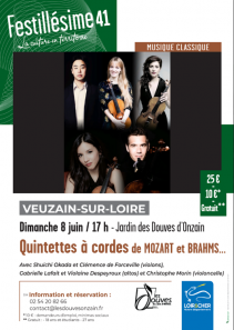 Quintettes à cordes de MOZART et BRAHMS...