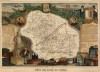 Carte du département de Loir-et-Cher, fin XIXe siècle - 1 FI 01587