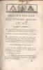 Première page du texte de la loi du 7 messidor an II (AD41 : 1 K 41)