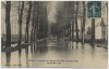Crue de la Cisse à Onzain, février-mars 1910 Carte postale. AD41 6 Fi 167/20