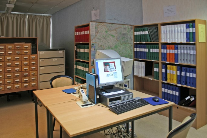 Salle de lecture des Archives départementales
