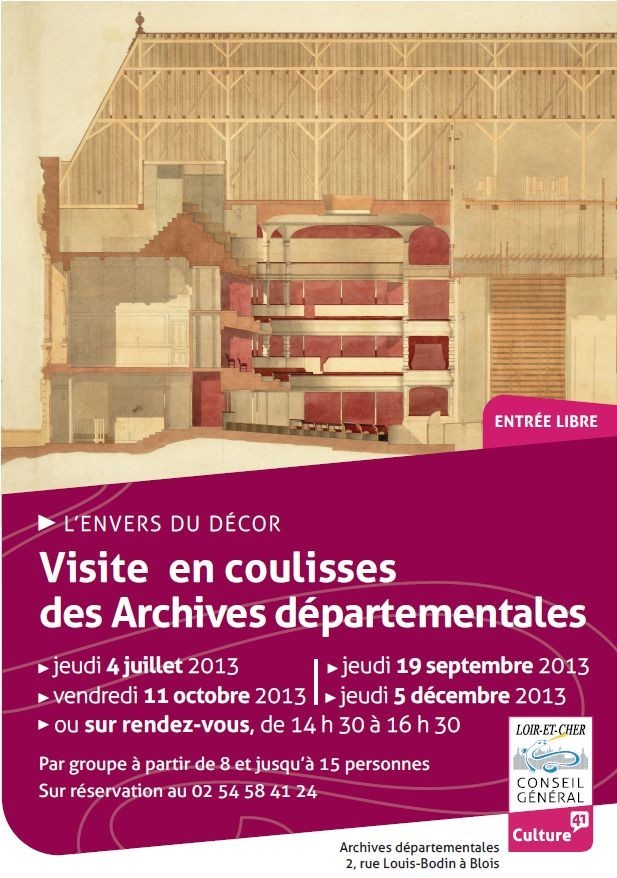 Visite des coulisses des archives