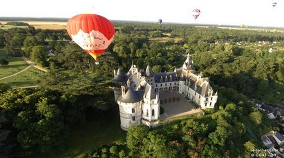 Musées et patrimoine - les ballons de l'espoir au château de Chaumont-sur-Loire