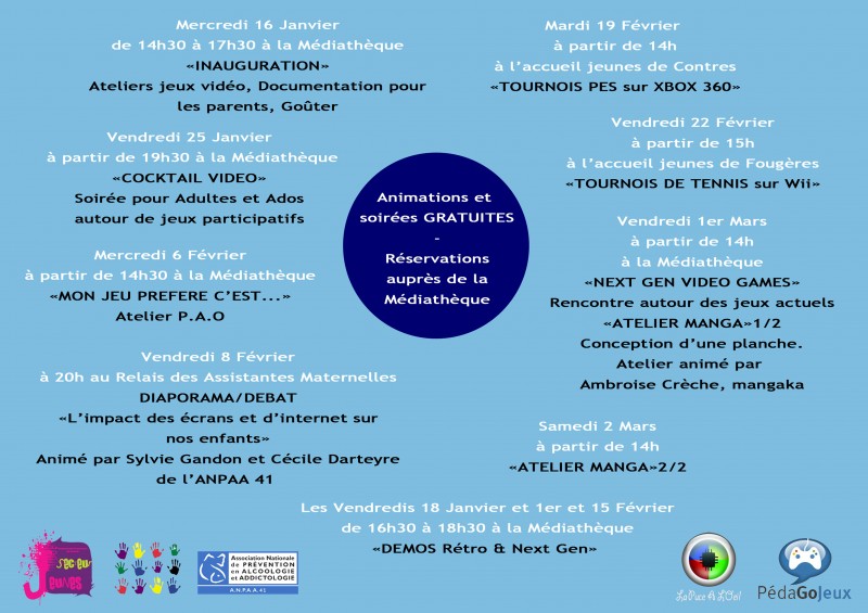 Planning jeux vidéo Controis