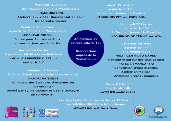 Planning jeux vidéo Controis