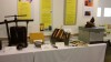 Exposition "Abeilles" : exemple de matériel de récolte du miel