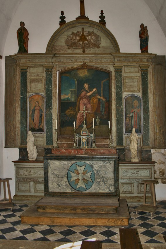 La Madeleine-Villefrouin 3 Retable