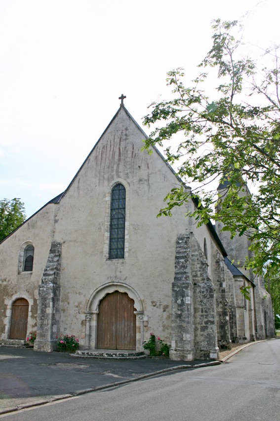 Marchenoir 4 Eglise façade occidentale