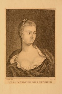 Portrait de la marquise de Pompadour. Crédits : Blois, bibliothèque Abbé Grégoire.