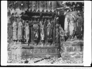 Reims cathédrale statues