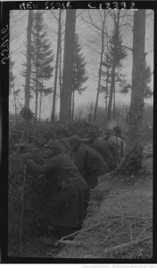 Soldats bois tranchées